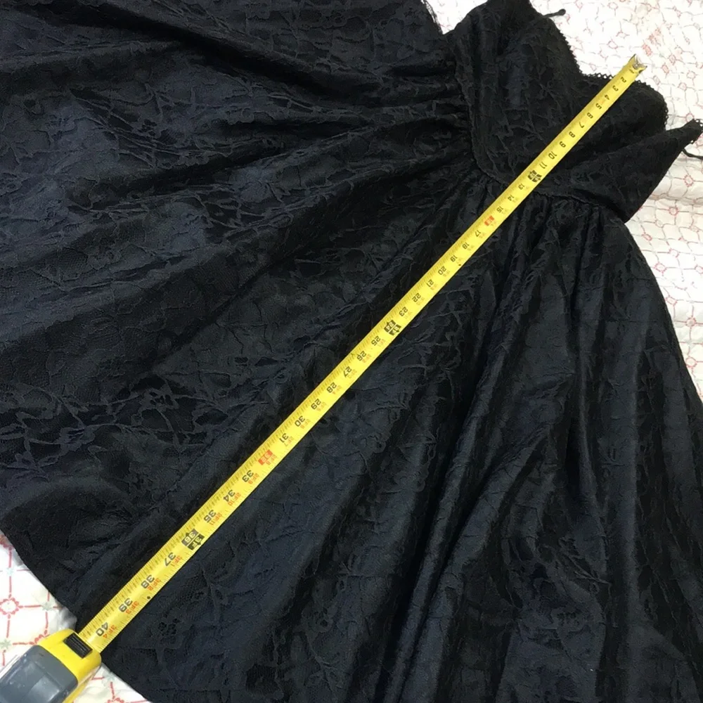 Vintage lace strapless drop waist corset dress - Picture 9 of 9